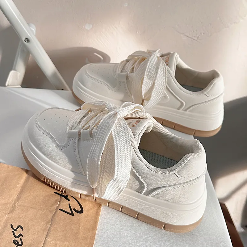 SNXR Water-Resistant Cushioning Breathable Height Increasing Low-Top Skateboard Shoes Women's-8
