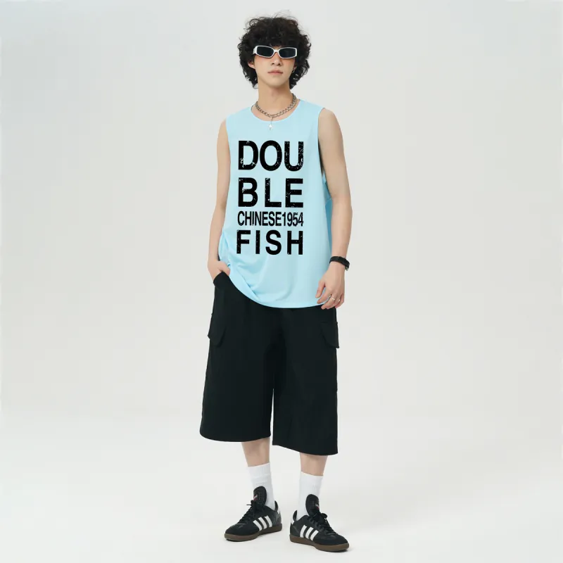 DOUBLE FISH Tank Tops Unisex-11