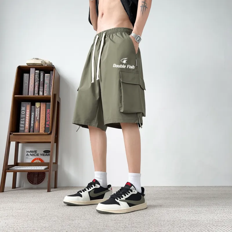 DOUBLE FISH Cargo Shorts Unisex-16