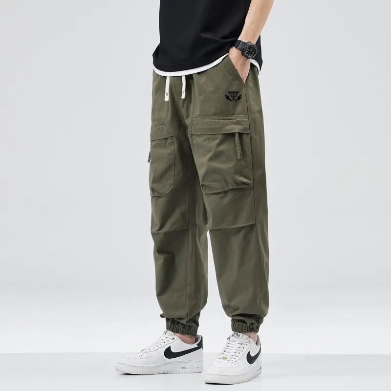 DOUBLEFISH Casual Pants For Men Unisex-10