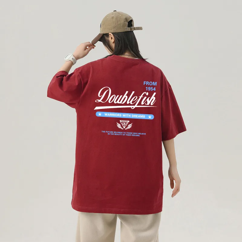 DOUBLEFISH Short Sleeved T Shirts Unisex-7