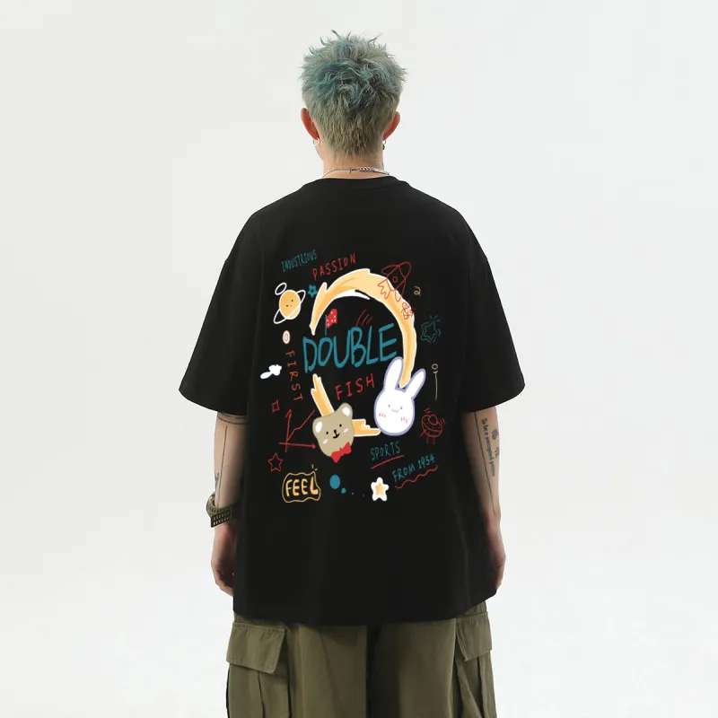 DOUBLE FISH T Shirts Unisex-2