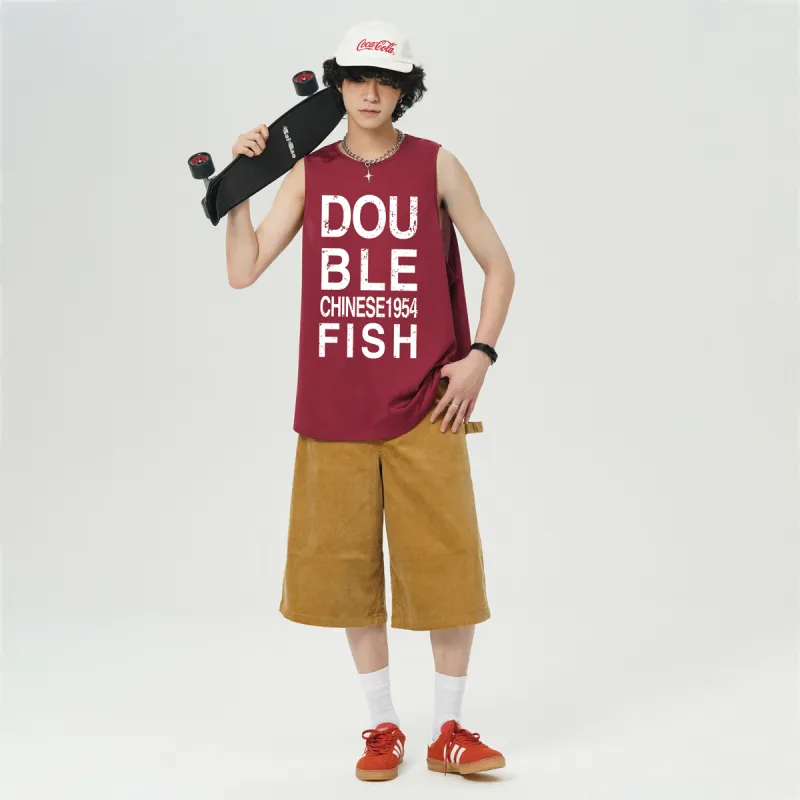 DOUBLE FISH Tank Tops Unisex-15