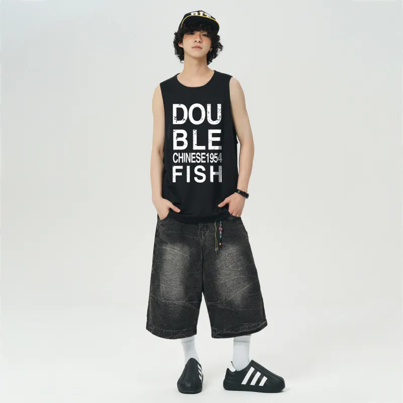 DOUBLE FISH Tank Tops Unisex-2