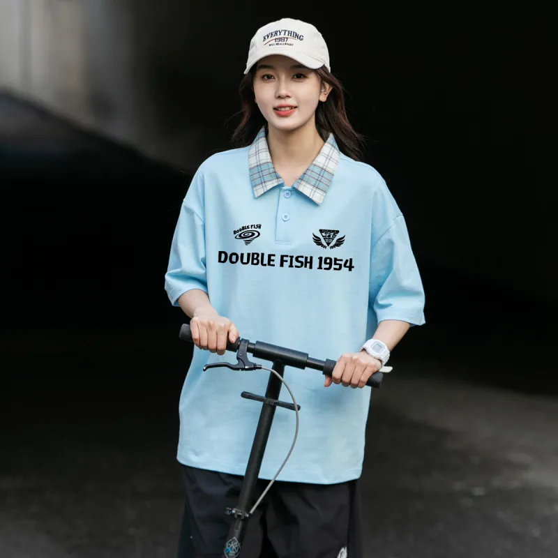 DOUBLE FISH Polo Shirts Unisex-19