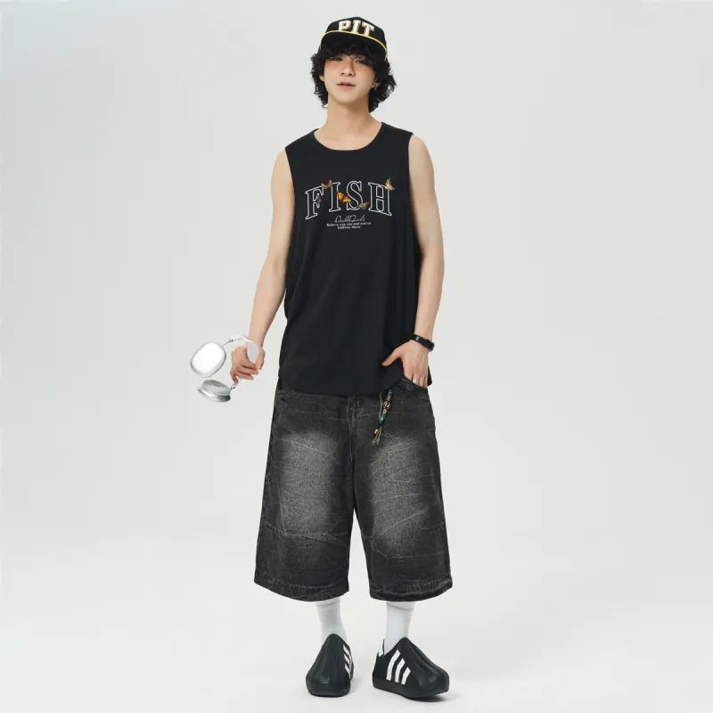 DOUBLE FISH Tank Tops Unisex-3