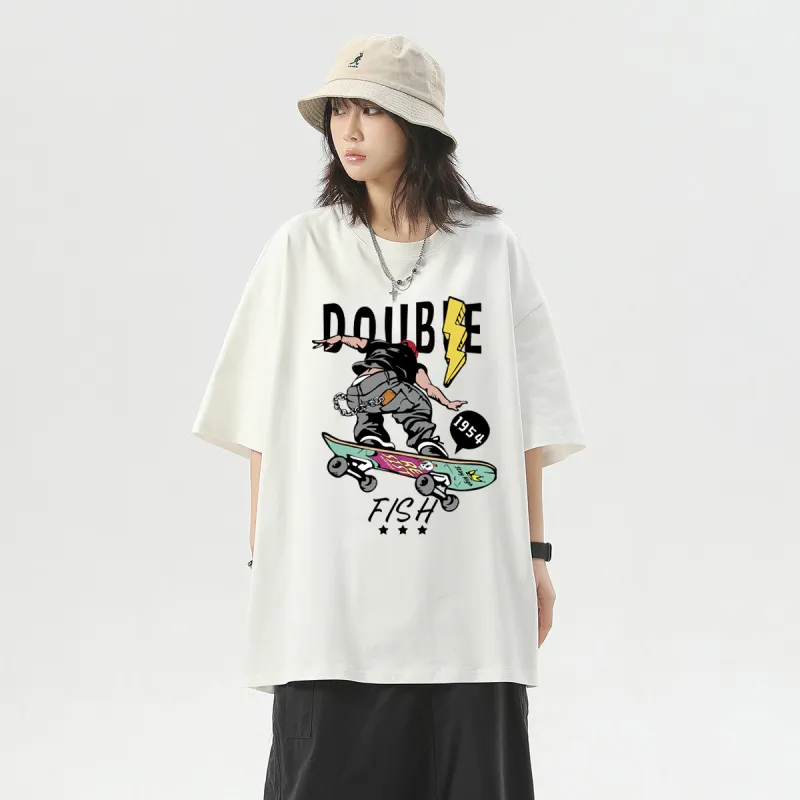DOUBLE FISH T Shirts Unisex-5