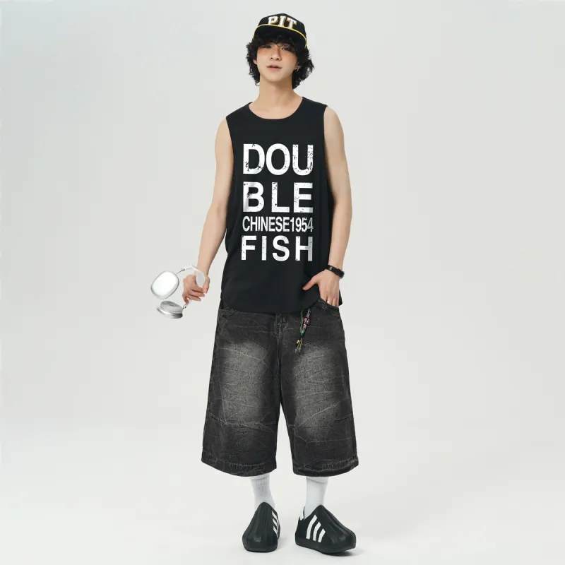 DOUBLE FISH Tank Tops Unisex-3