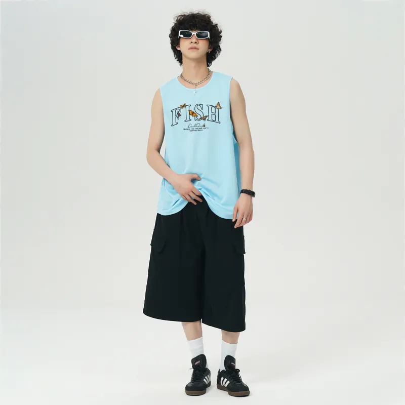 DOUBLE FISH Tank Tops Unisex-11