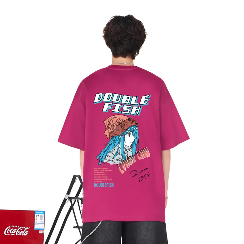 DOUBLEFISH Short Sleeved T Shirts Unisex-13