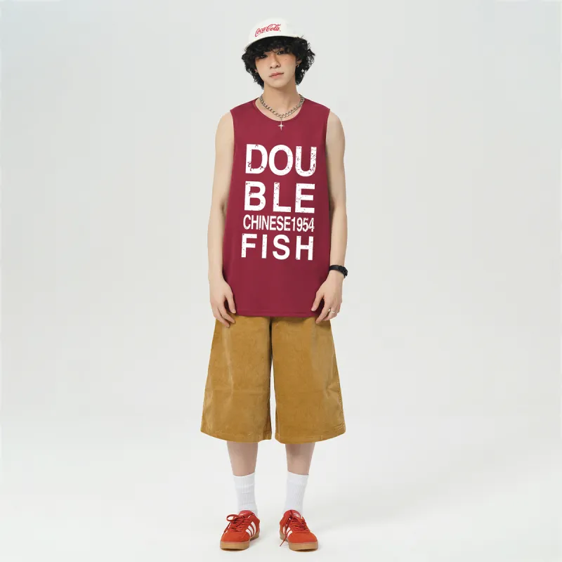 DOUBLE FISH Tank Tops Unisex-14