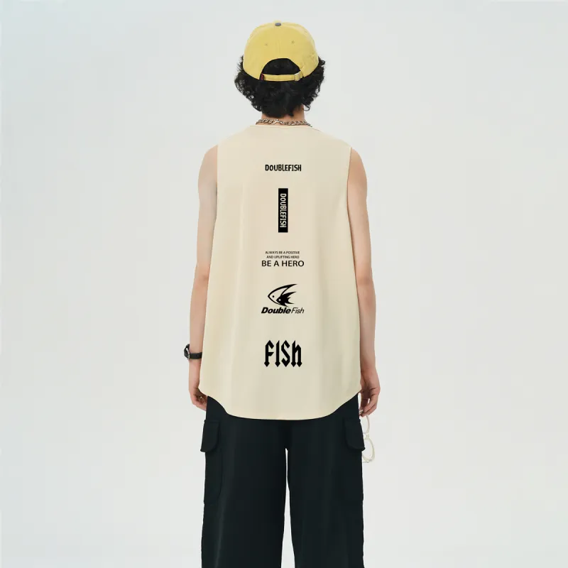 DOUBLE FISH Tank Tops Unisex-18