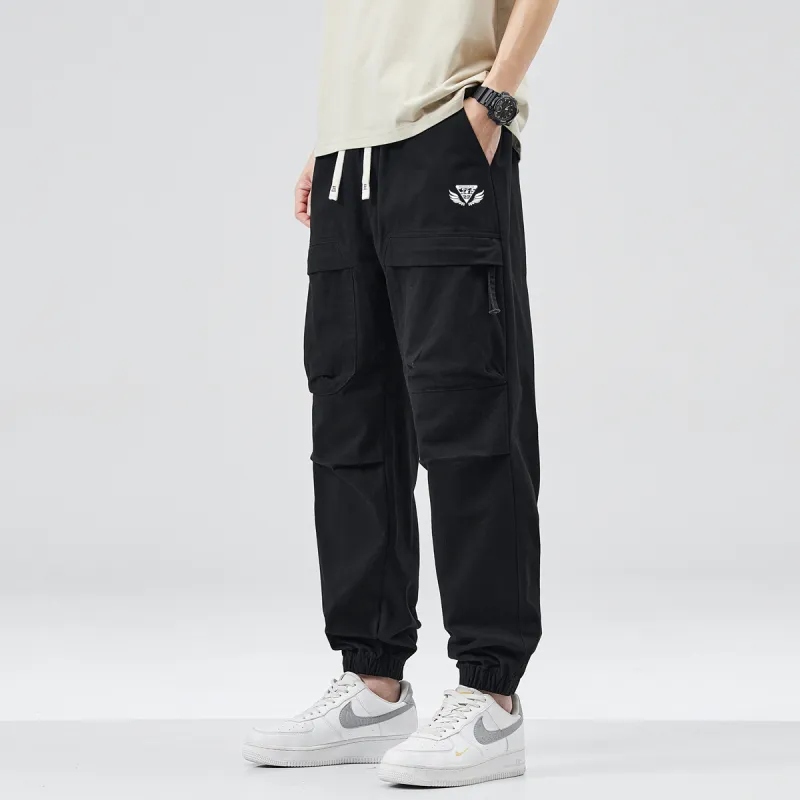 DOUBLEFISH Casual Pants For Men Unisex-2