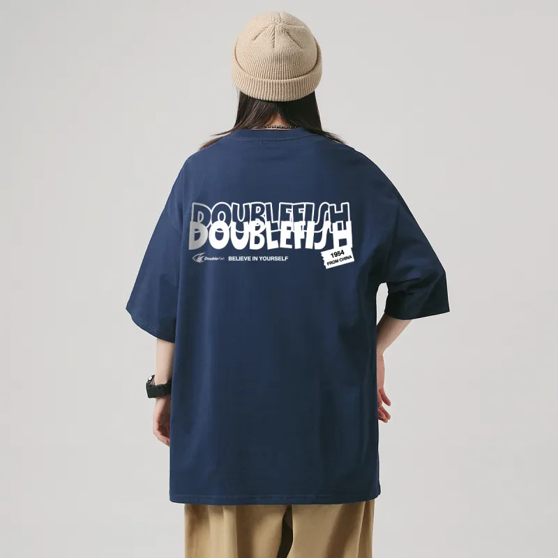 DOUBLEFISH Short Sleeved T Shirts Unisex-7