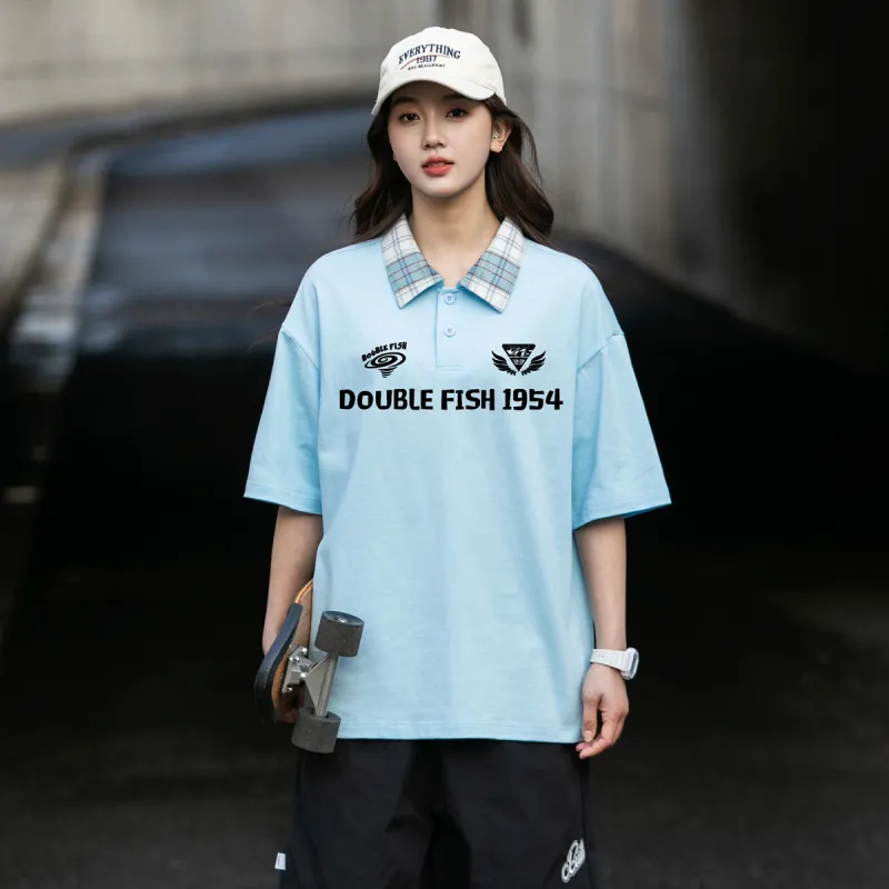 DOUBLE FISH Polo Shirts Unisex-18
