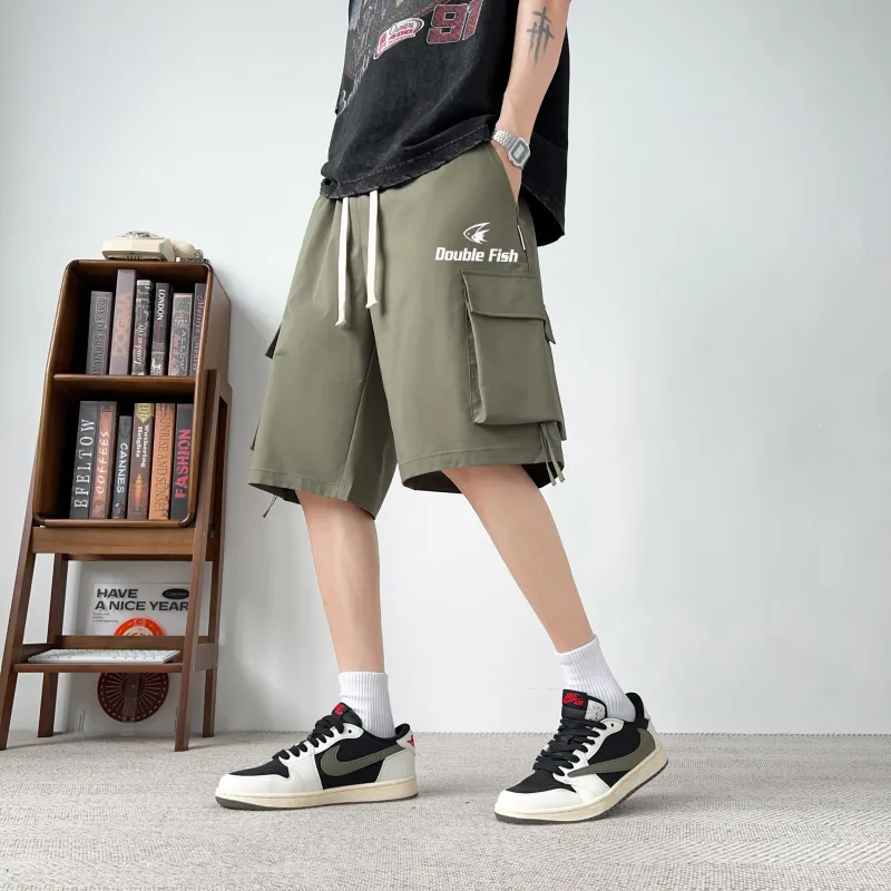 DOUBLE FISH Cargo Shorts Unisex-14