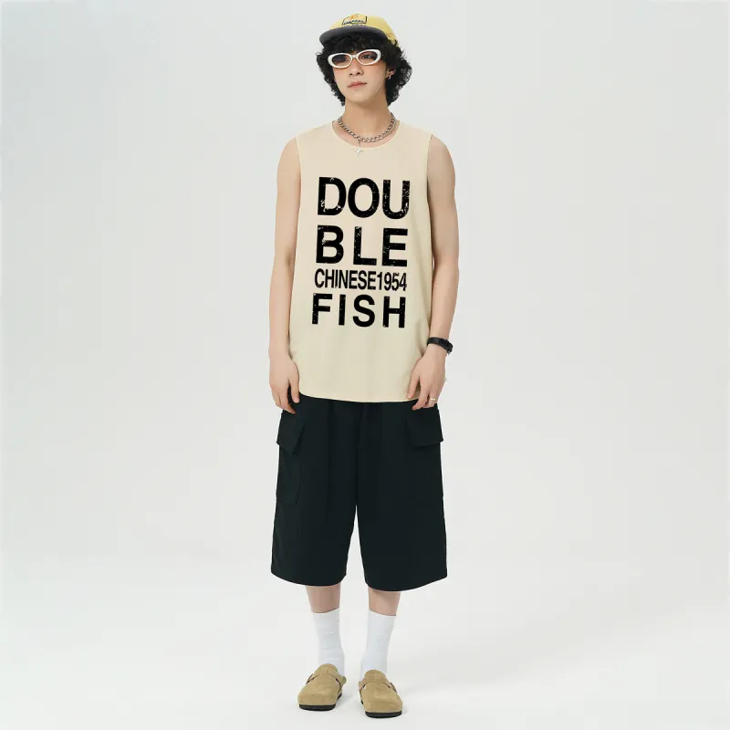 DOUBLE FISH Tank Tops Unisex-18