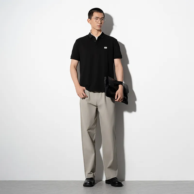 CAISEDI T Shirts Men Black-3