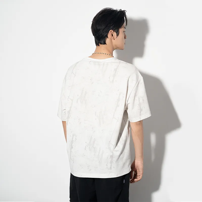 CAISEDI T Shirts Men White-4