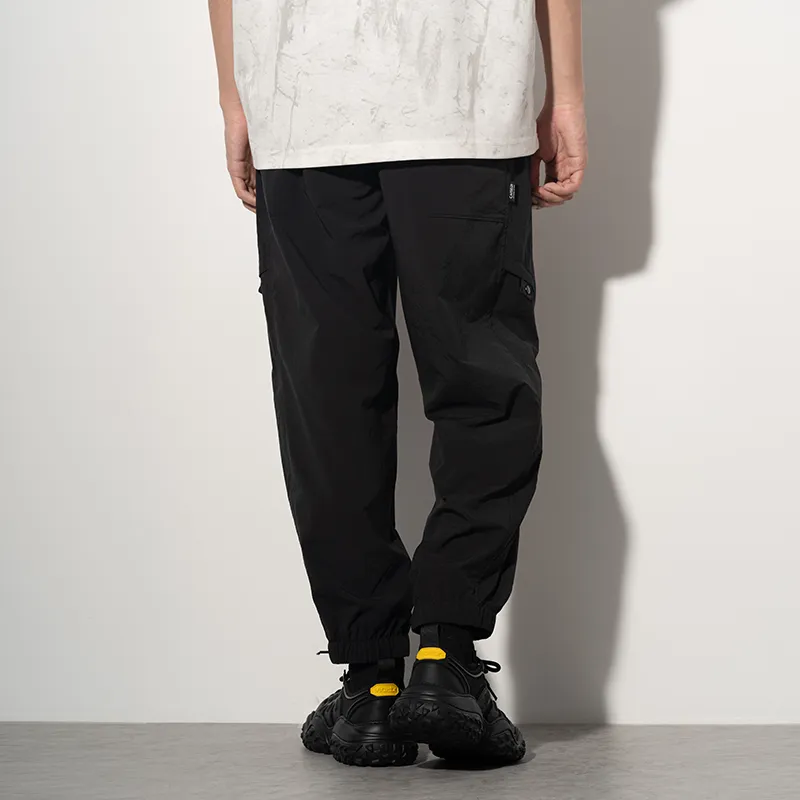 CAISEDI Casual Pants Men's Black-5