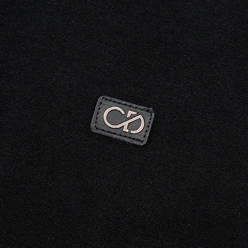 CAISEDI T Shirts Men Black-2