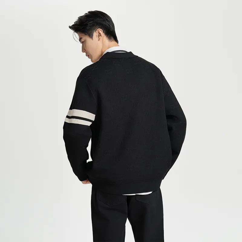 CAISEDI FW24 Sweater M 3XL Men's Black-5