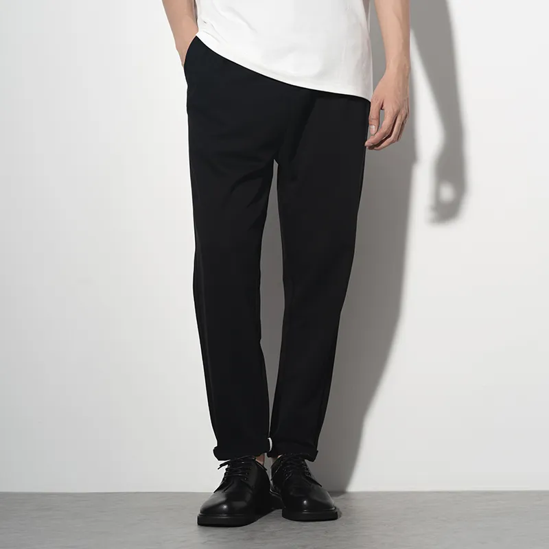 CAISEDI Casual Pants Men's Black-4