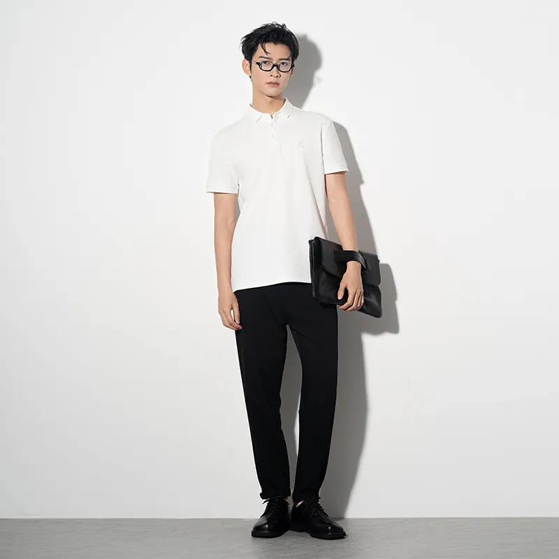 CAISEDI Casual Pants Men's Black-2