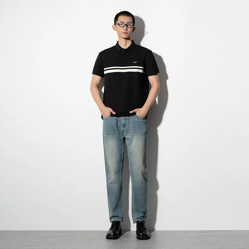 CAISEDI T Shirts Men Black-2