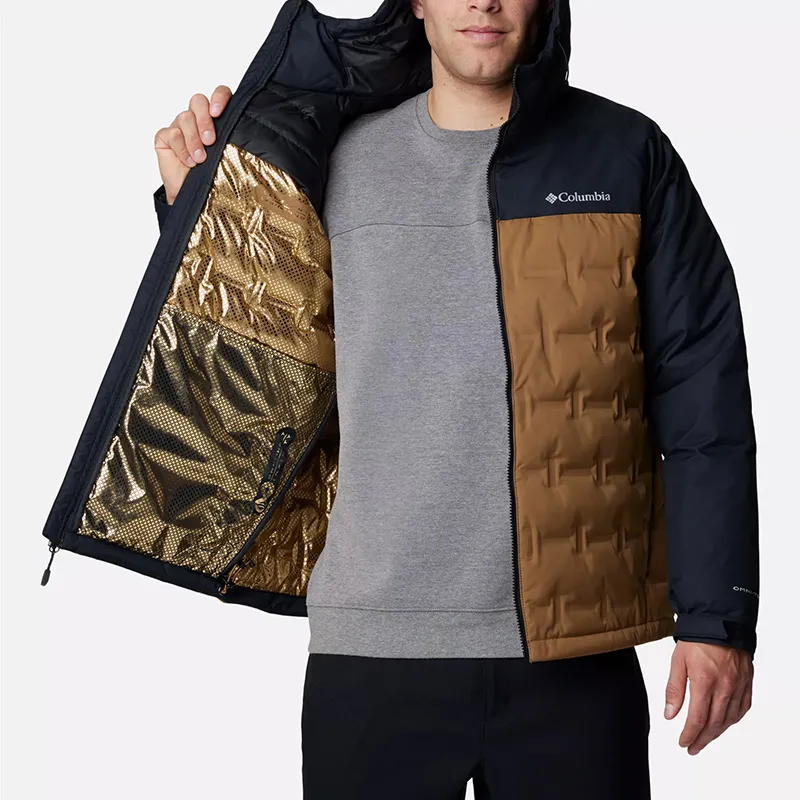 Columbia City Outdoor Collection Down Jacket Men's Khaki-6