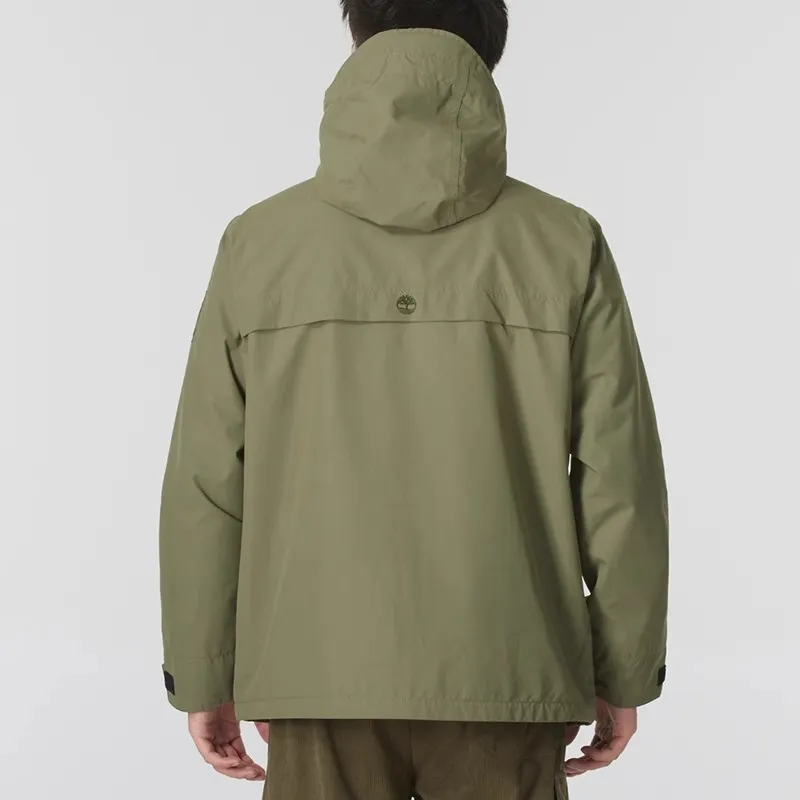 Timberland Windproof Wear Resistant Warm Windbreaker Jacket Men's Green-4