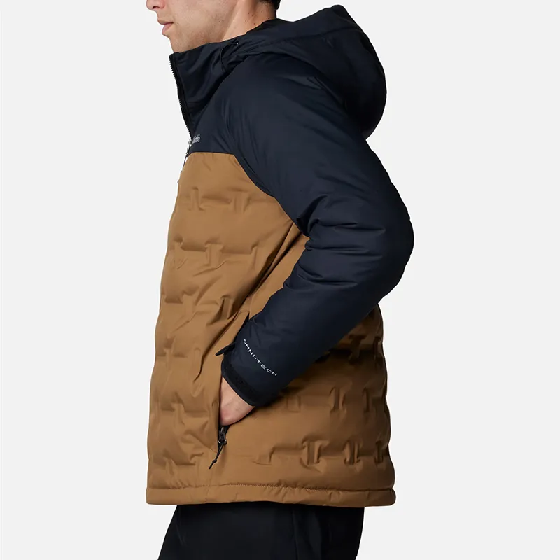 Columbia City Outdoor Collection Down Jacket Men's Khaki-3