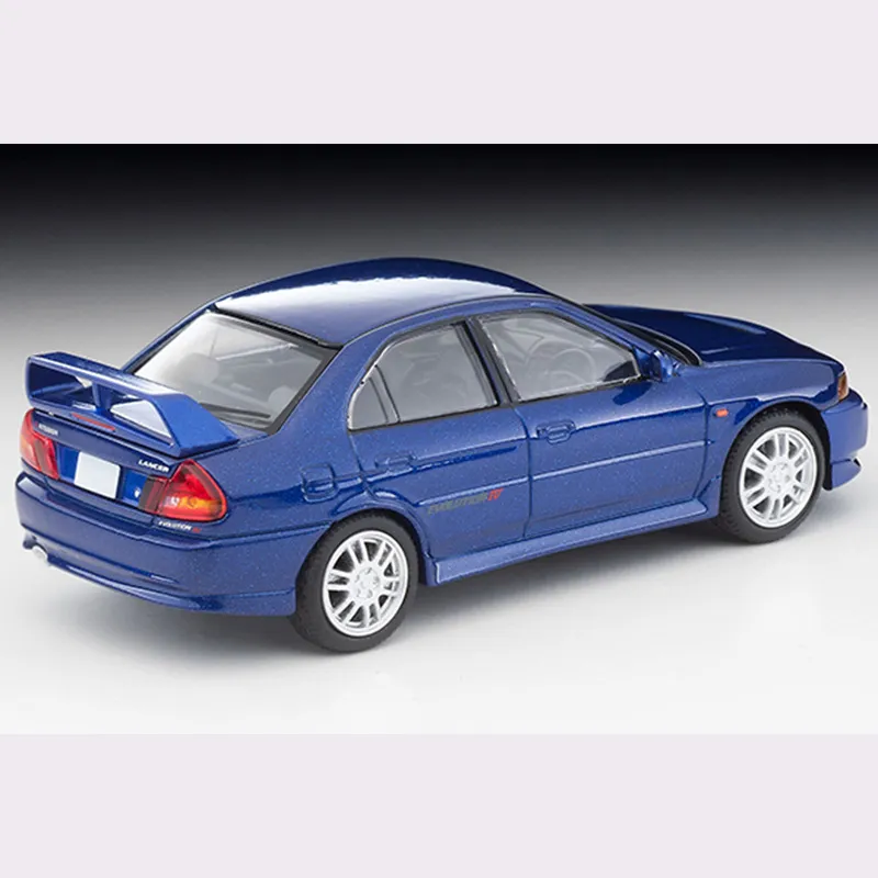 TAKARA TOMY 1 64 Nissan Mitsubishi Lancer EVO GSR N186e Alloy Car Hobby Model Ornament Assembled Models-2