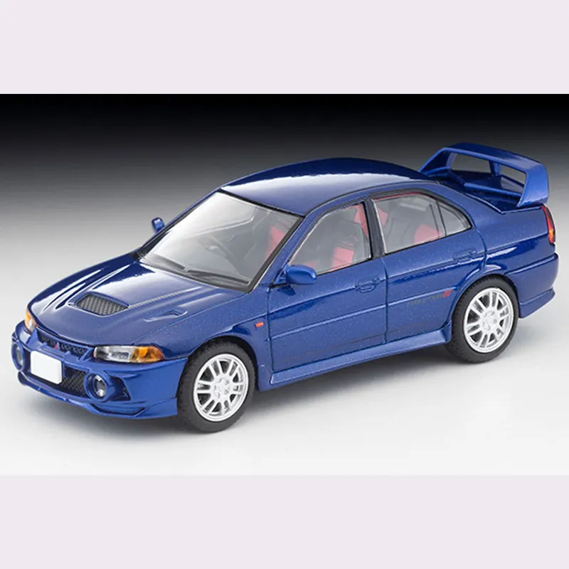 TAKARA TOMY 1 64 Nissan Mitsubishi Lancer EVO GSR N186e Alloy Car Hobby Model Ornament Assembled Models-1