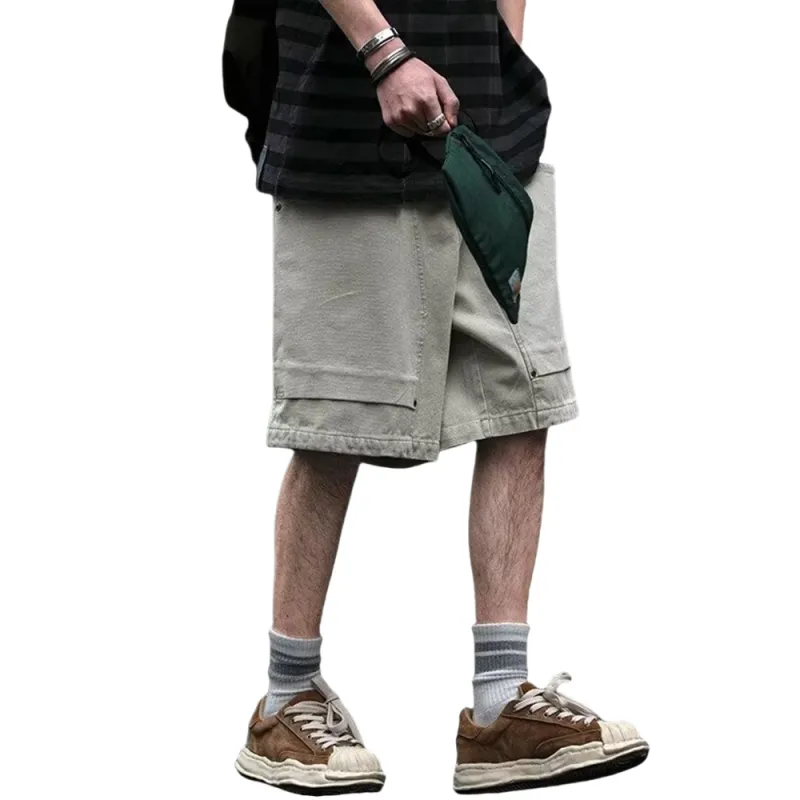 Weles Casual Shorts Unisex Gray-6