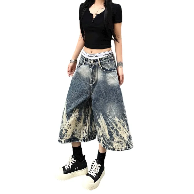 Weles Denim Shorts Unisex Blue-2