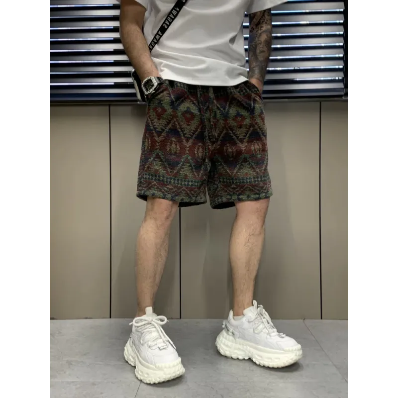 Weles Casual Shorts Unisex Elegant Cyan-2