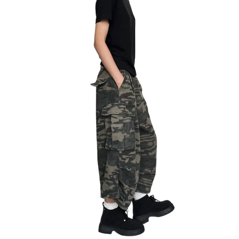 Weles Denim Shorts Unisex Camouflage-3