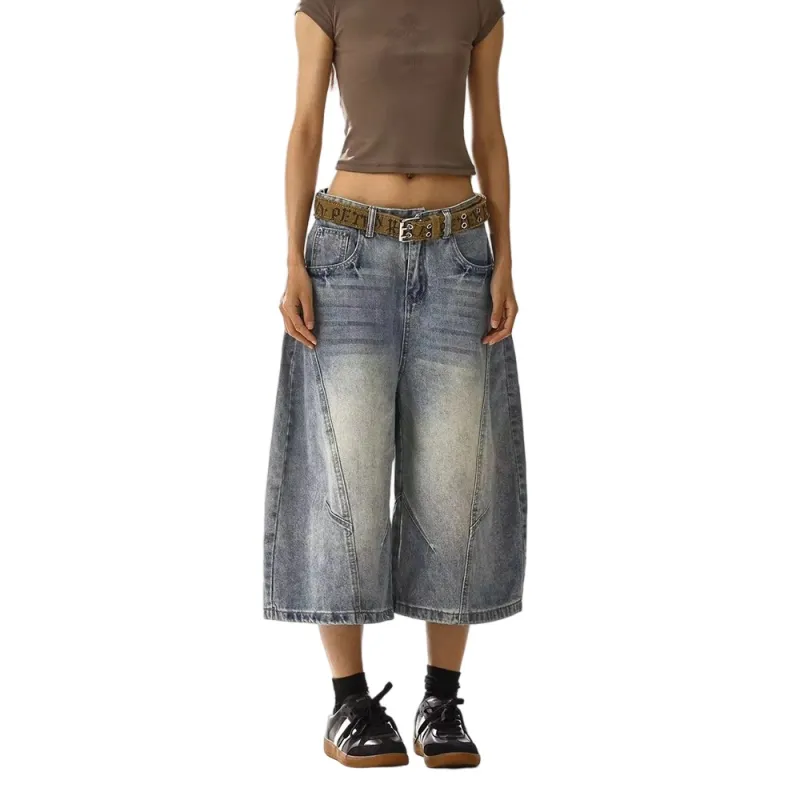 Weles Denim Shorts Unisex Blue-2