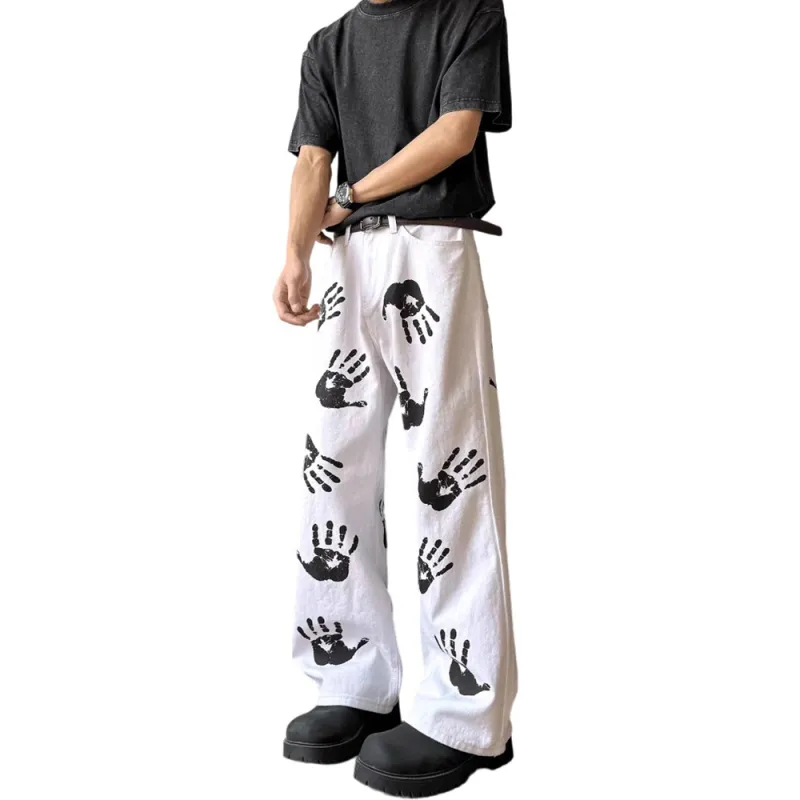 Weles Jeans Unisex White-3