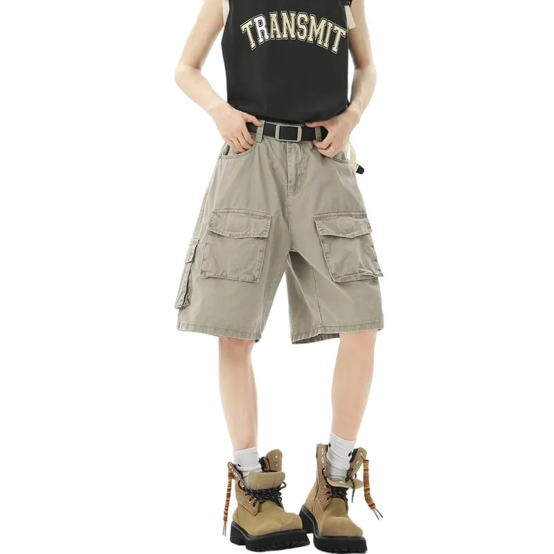 Weles Casual Shorts Unisex Khaki-4
