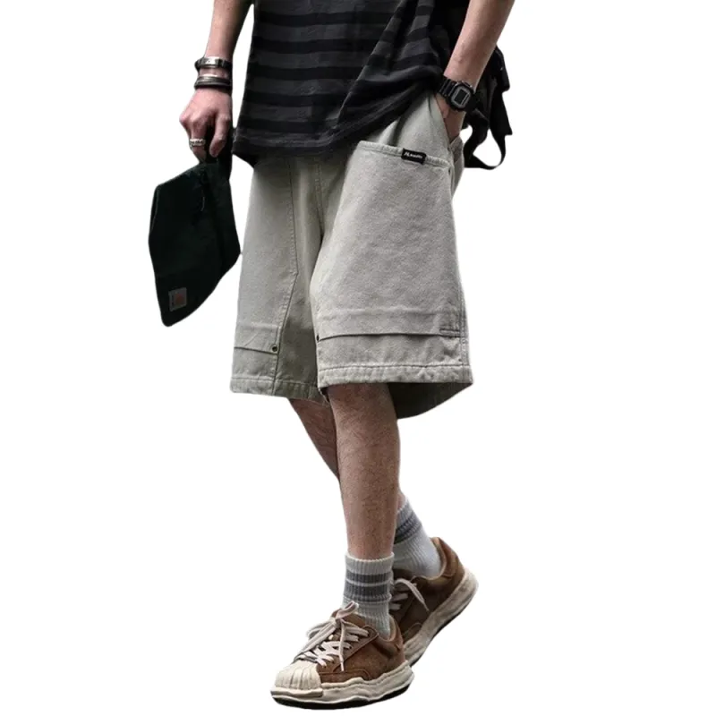 Weles Casual Shorts Unisex Gray-4