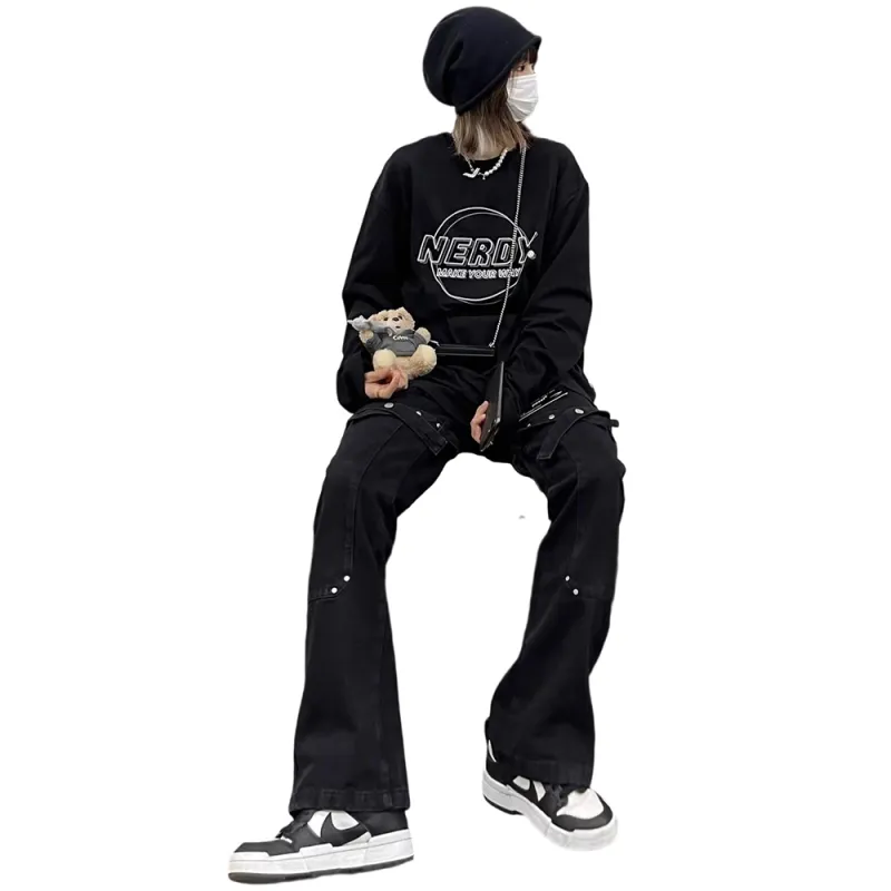 Weles Jeans Unisex Black-4