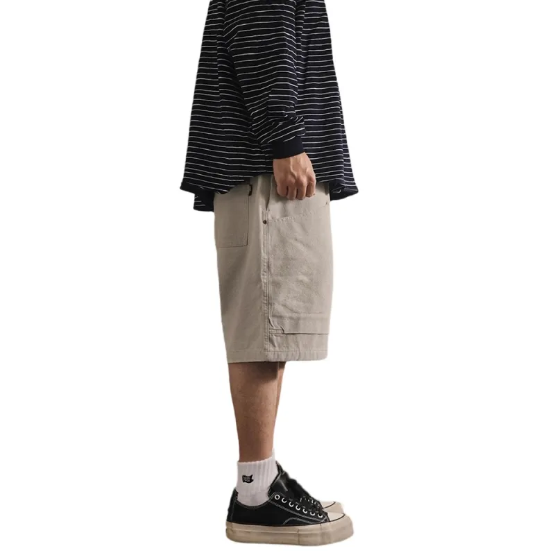 Weles Casual Shorts Unisex Light Gray-2