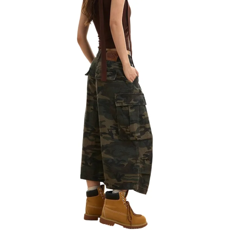 Weles Denim Shorts Unisex Camouflage-6