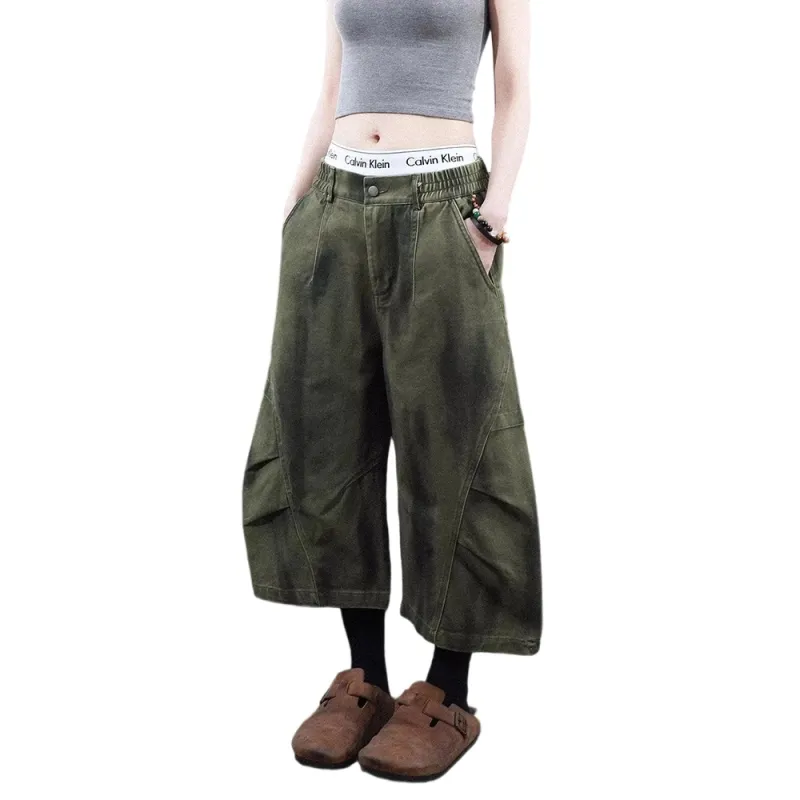 Weles Casual Shorts Unisex Green-5