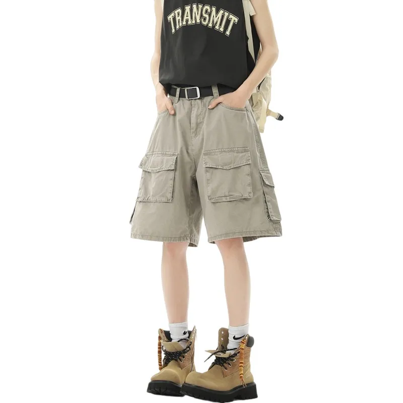 Weles Casual Shorts Unisex Khaki-2