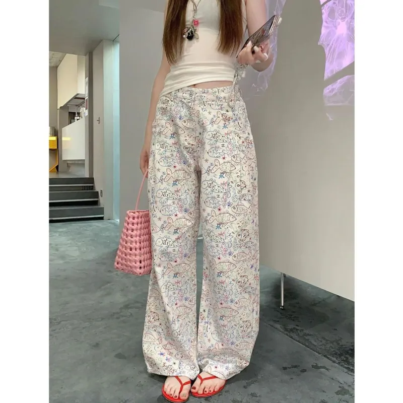Weles Casual Pants Unisex White-2