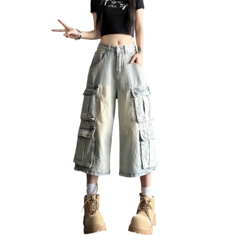 Weles Denim Shorts Unisex Blue-2