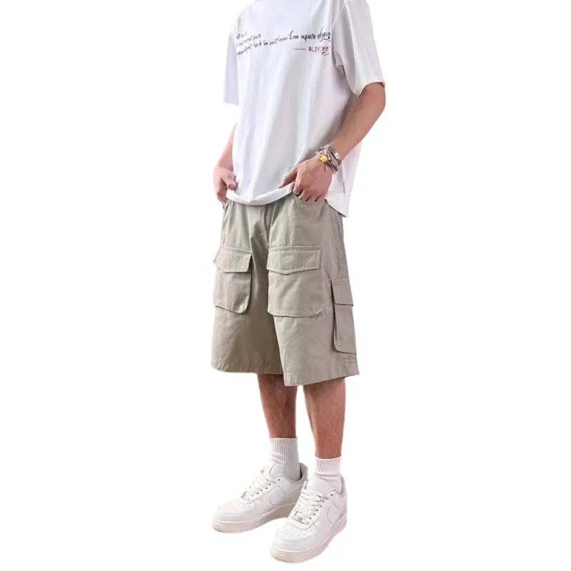 Weles Casual Shorts Unisex Khaki-1